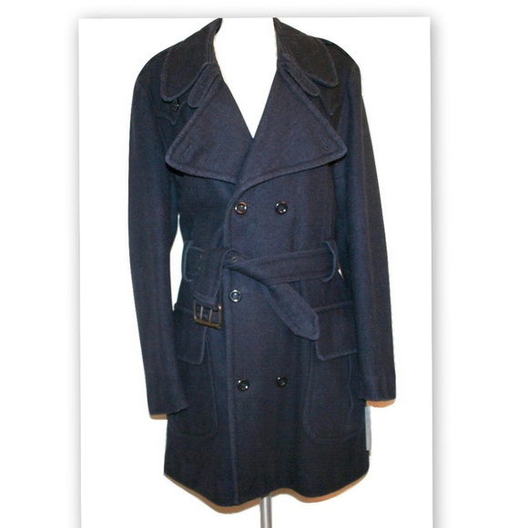 Vintage Other - 1970s Men's Wool Trench Coat by Herman Phillips